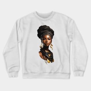 Afrocentric Woman Crewneck Sweatshirt